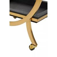 Cardoba Two Tier Black Serving Trolley – Home Luxe Interior