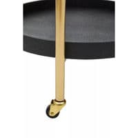 Cardoba Two Tier Black Tray Table Trolley – Home Luxe Interior