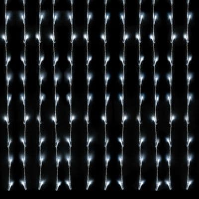 Cascading Waterfall Curtain LED Lights 240pk - Cool White