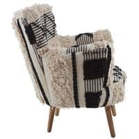Cefena Shaggy Chair | Home Luxe Interior