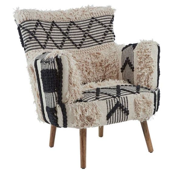 Cefena Shaggy Chair | Home Luxe Interior