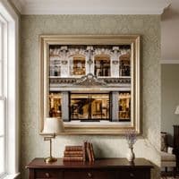 Champagne Step Frame Dolce & Gabbana Wall Art 40x40cm