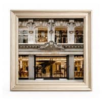 Champagne Step Frame Dolce & Gabbana Wall Art 40x40cm