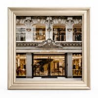 Champagne Step Frame Dolce & Gabbana Wall Art 70x70cm