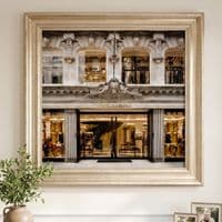 Champagne Step Frame Dolce & Gabbana Wall Art 70x70cm