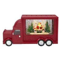Christmas Red Truck With LED Spinning Glitter  🎅🎄