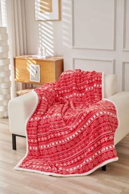 Christmas Throw Supersoft Flannel 150cm x 200cm