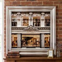 Chrome Step Frame Dolce & Gabbana Luxury Fashion Wall Art 70x70cm