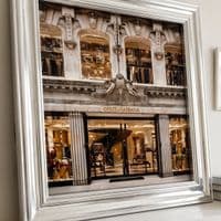 Chrome Step Frame Dolce & Gabbana Luxury Fashion Wall Art 70x70cm