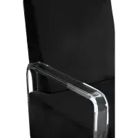 Clarence Black Velvet Chair