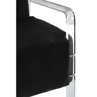 Clarence Black Velvet Chair