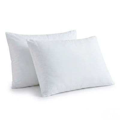 CloudNest Luxury Duck Feather Pillows - Pack of 2 Soft Support Pillows