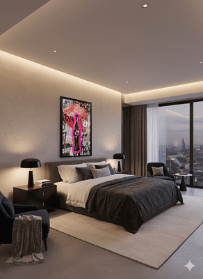 Cola Drink Pink Neon LED Wall Art - 40x60cm Pop Art Graffiti Canvas USB