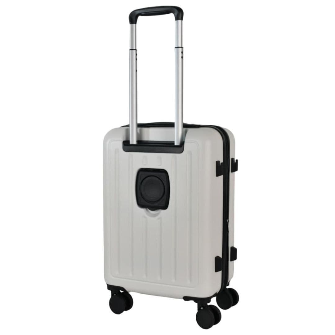 Cream Charging Cabin Case - Hardshell Carry On Suitcase with USB Port