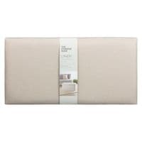 Cream Linen Effect Storage Ottoman Bench & Coffee Table - 76cm
