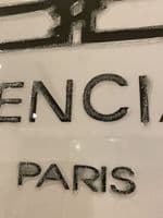 Crown Balenciaga Black Crystal Wall Art Mirror Frame