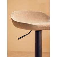 Dalston Set Of Two Ash Bar Stools – Home Luxe Interior