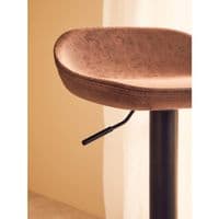 Dalston Set Of Two Mocha Bar Stools – Home Luxe Interior