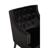 Darlington Black Velvet Chair - Home Luxe Interior