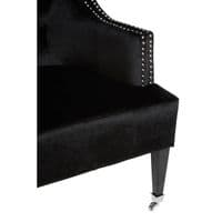 Darlington Black Velvet Chair - Home Luxe Interior
