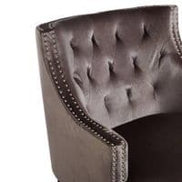 Darlington Grey Velvet Chair- Home Luxe Interior