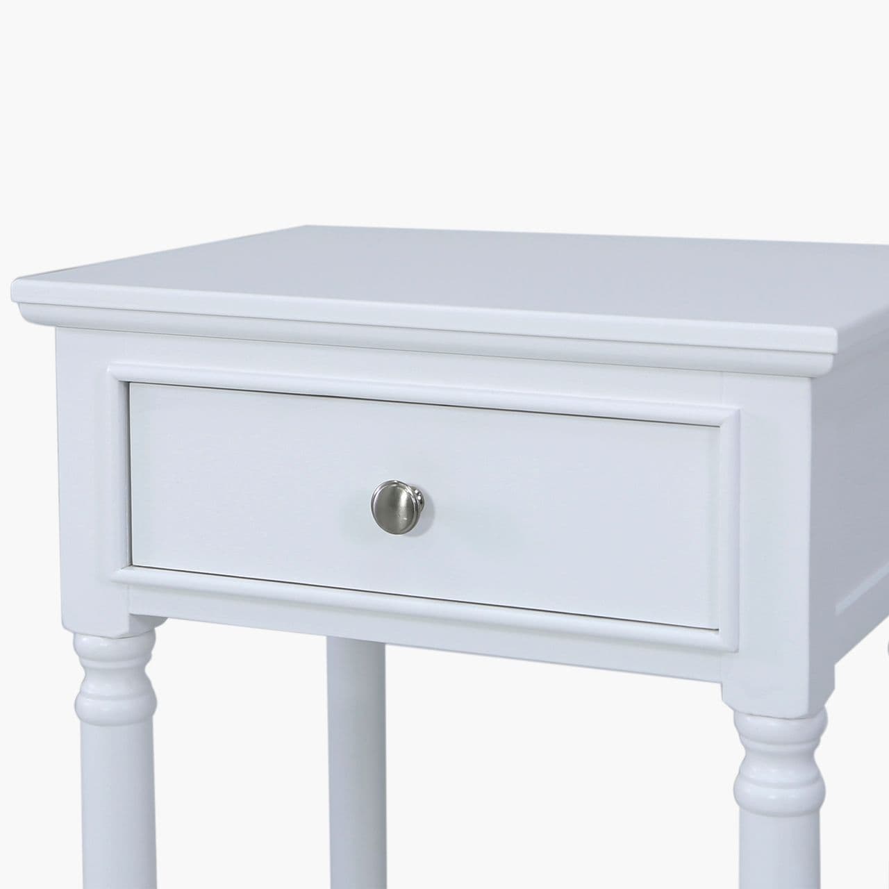 Delia 1 Drawer Telephone Table Large White