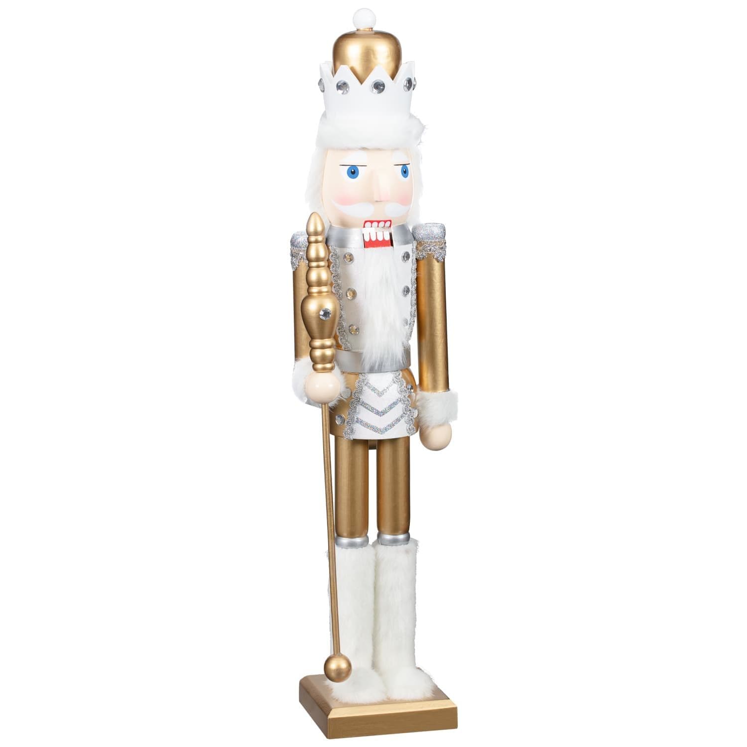 Deluxe Christmas Nutcracker 61Cm Gold