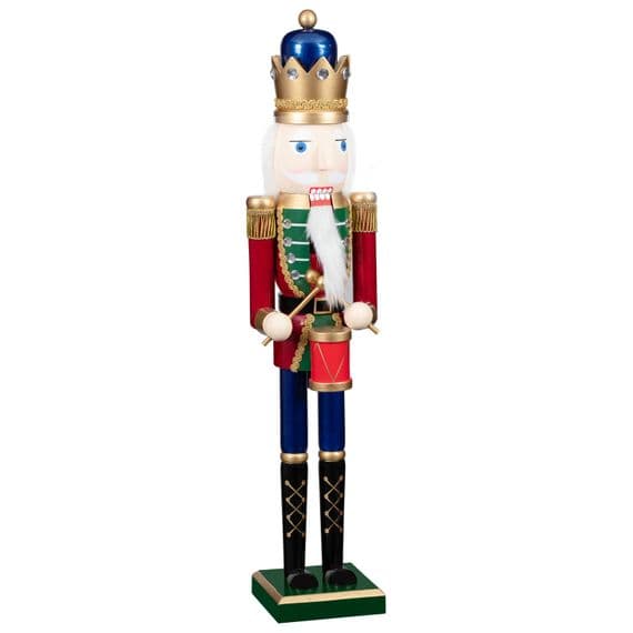 Deluxe Christmas Nutcracker 61Cm - Red Green
