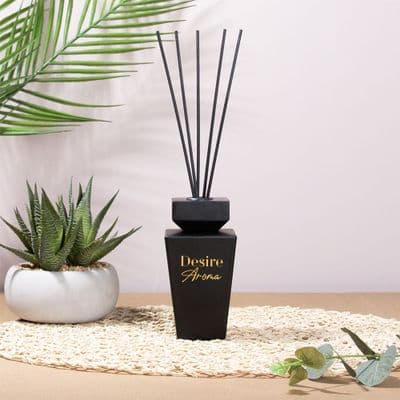 Desire Home Shangri-La Reed Diffuser (200ml, Matte Black)
