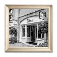 Dior Fashion Champagne Step Frame 70x70cm Luxury Wall Art Home Decor