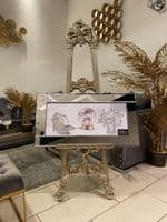 Dior Globe With Shoes Wall Art Mirror Frame