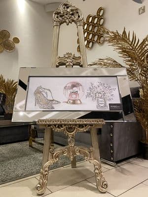 Dior Globe With Shoes Wall Art Mirror Frame