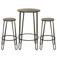 District 3Pc Bar Table and Stool Set – Home Luxe Interior