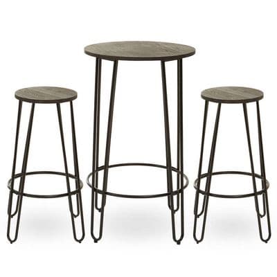 District 3Pc Bar Table and Stool Set – Home Luxe Interior