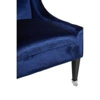 Downton Blue Velvet Chair - Home Luxe Interior