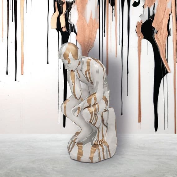 DRIP ART THINKER STATUE