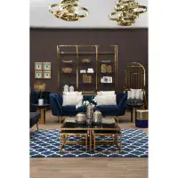 Eliza Gold Finish Dome Cage Chair