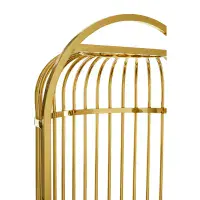 Eliza Gold Finish Dome Cage Chair