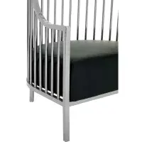 Eliza Silver Finish Dome Cage Chair