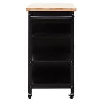 Frankfurt Black Kitchen Trolley – Home Luxe Interior