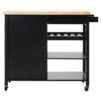 Frankfurt Black Kitchen Trolley – Home Luxe Interior