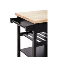 Frankfurt Black Kitchen Trolley – Home Luxe Interior