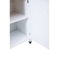 Frankfurt White Kitchen Trolley – Home Luxe Interior