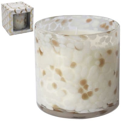FRESH LINEN SCENTED GLASS CANDLE 🕯️