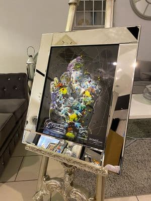 Ganesh Multicolour Wall Art Mirror Frame 65Cm X 55Cm
