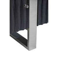 Genoa Hi Gloss Grey Media Unit - Home Luxe Interior