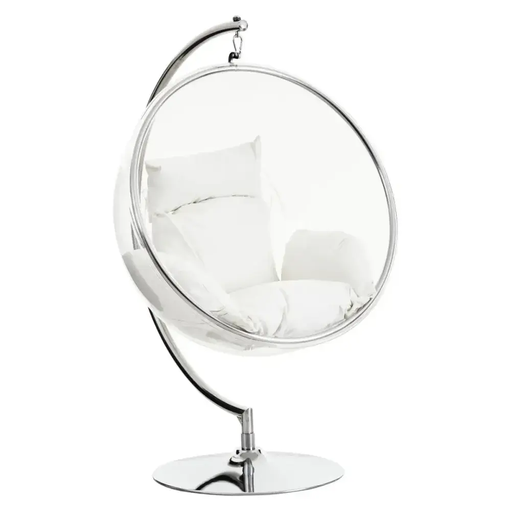 White bubble chair hotsell
