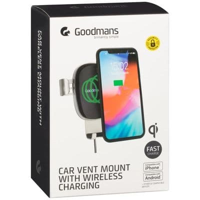Goodmans Qi Autosense In-Car Phone Holder 🚗⚡