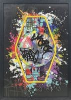 Graffiti Watch Neon LED Wall Art - 40x60cm Pop Art Canvas USB