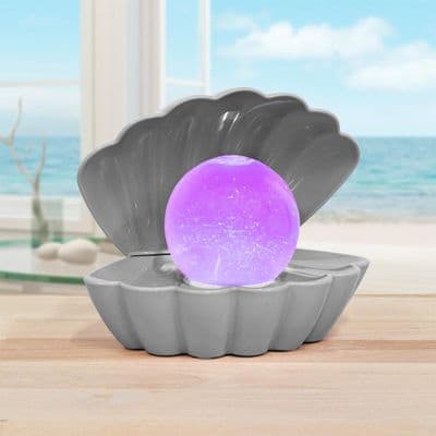 Grey Clam Sea Colour Changing Light Glitter